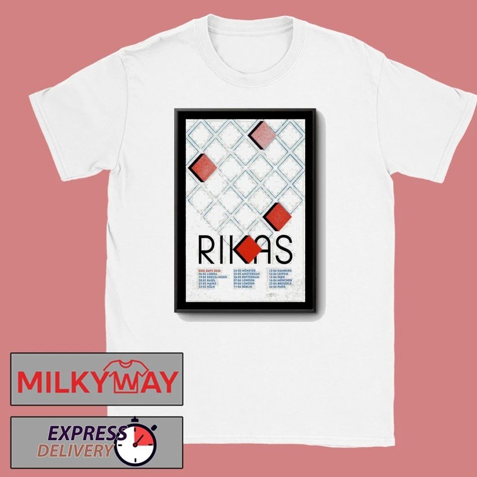 Poster Rikas Dog Days Tour 2026 shirt