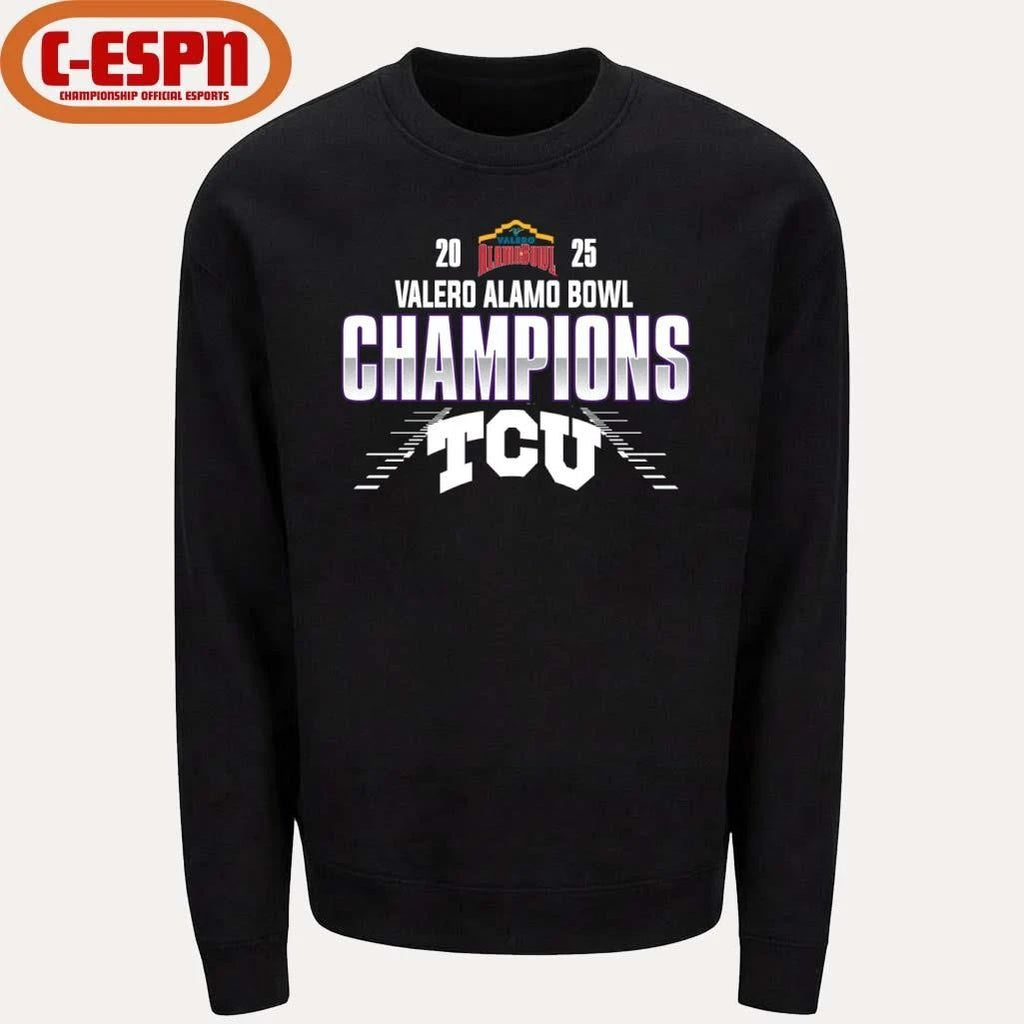 TCU Horned Frogs Valero Alamo Bowl Champions T-Shirt