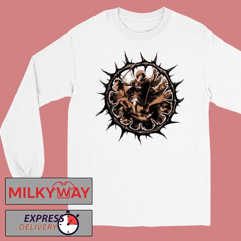 Guilt Trip Armour Of Angels Album Merch Bundle White T-Shirt