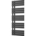 Tristan – Black Towel Radiator – H1292mm x W500mm