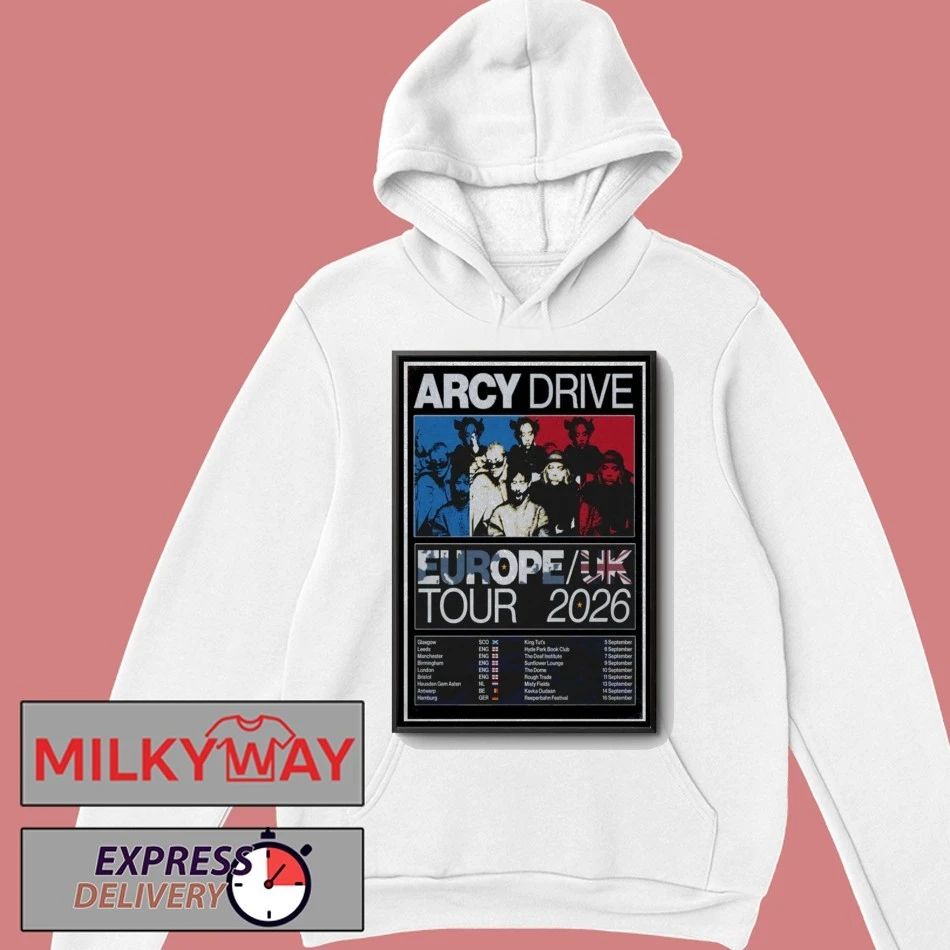LIMITED Poster Arcy Drive Tour EUROPE UK 2026 shirt