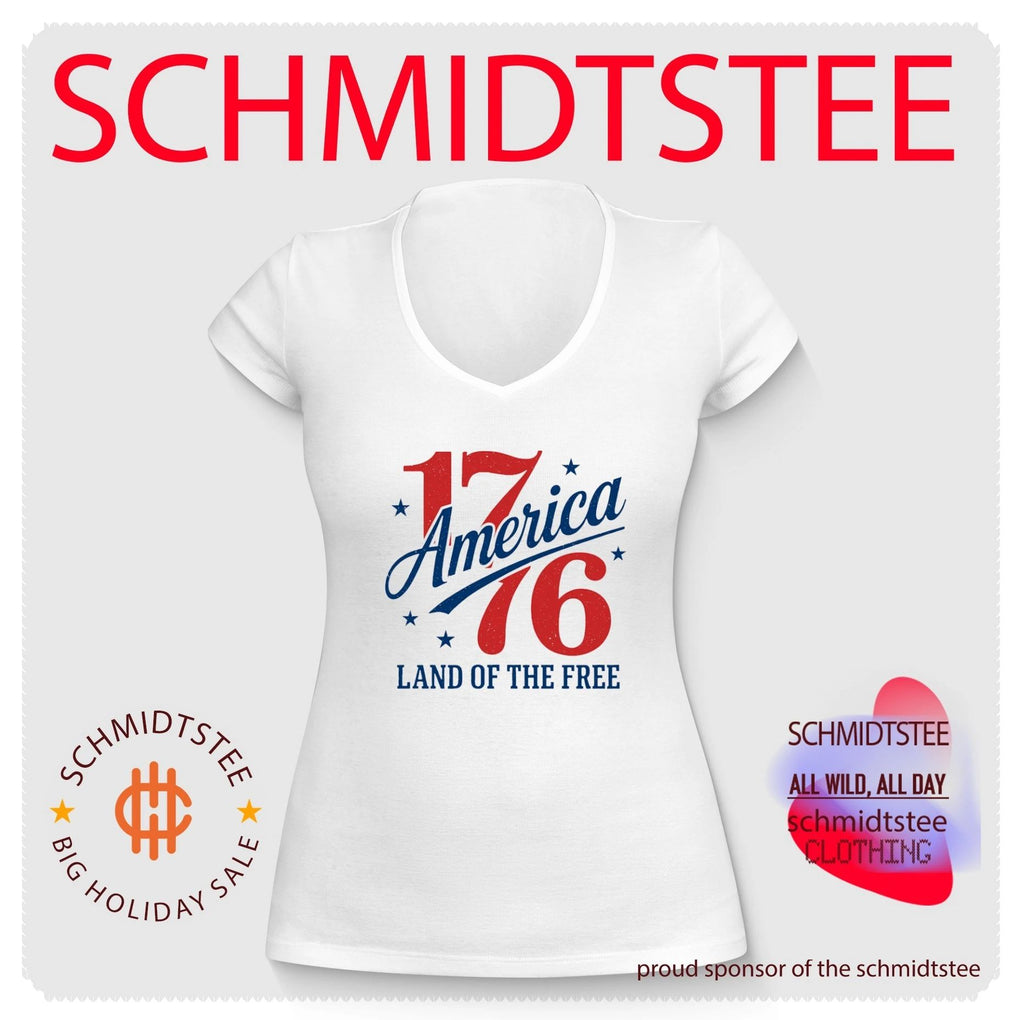 1776 America Land of the Free 4th of July shirt