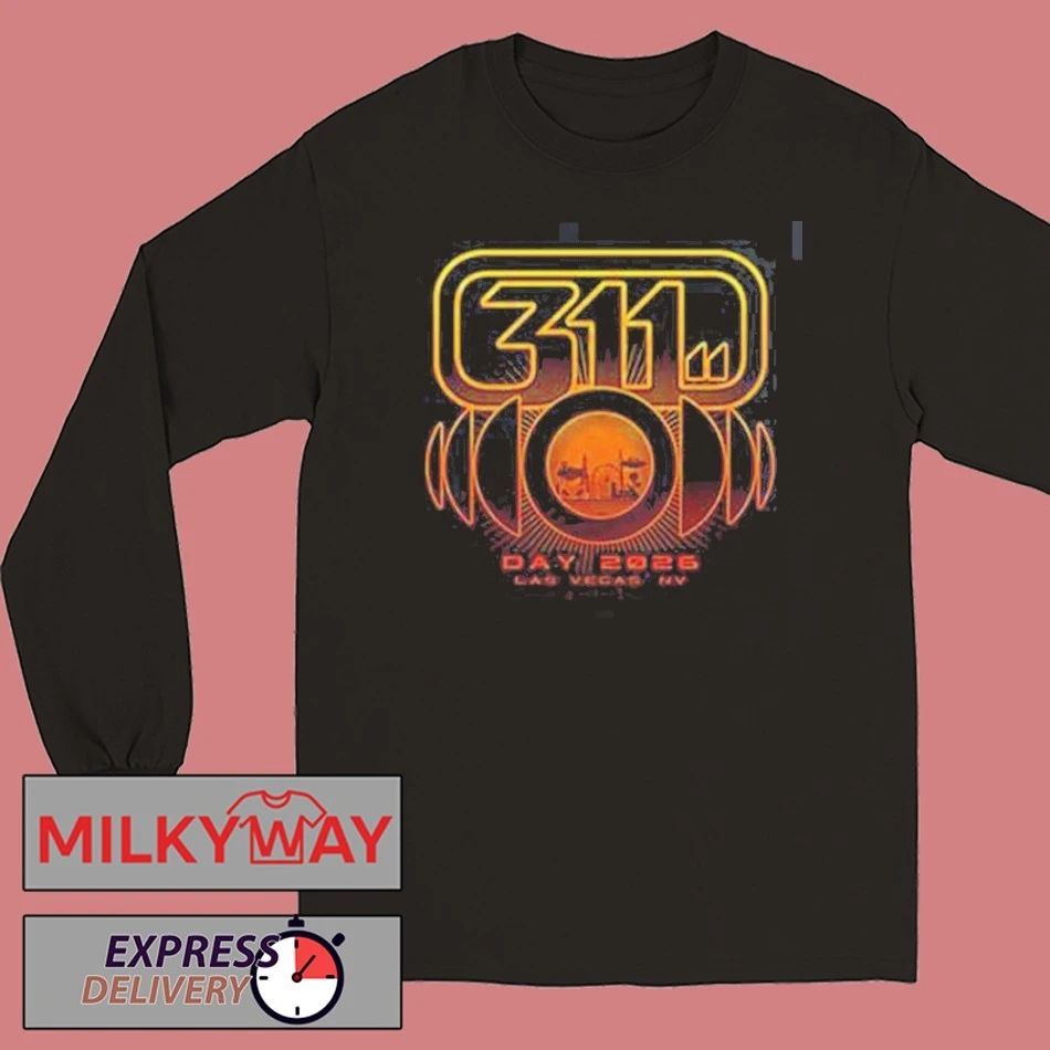 311 Band 311 Day Las Vegas Nevada 2026 Merch Night 2 Set List Tee Dolby Live At Park MGM On March 8 2026 T-Shirt