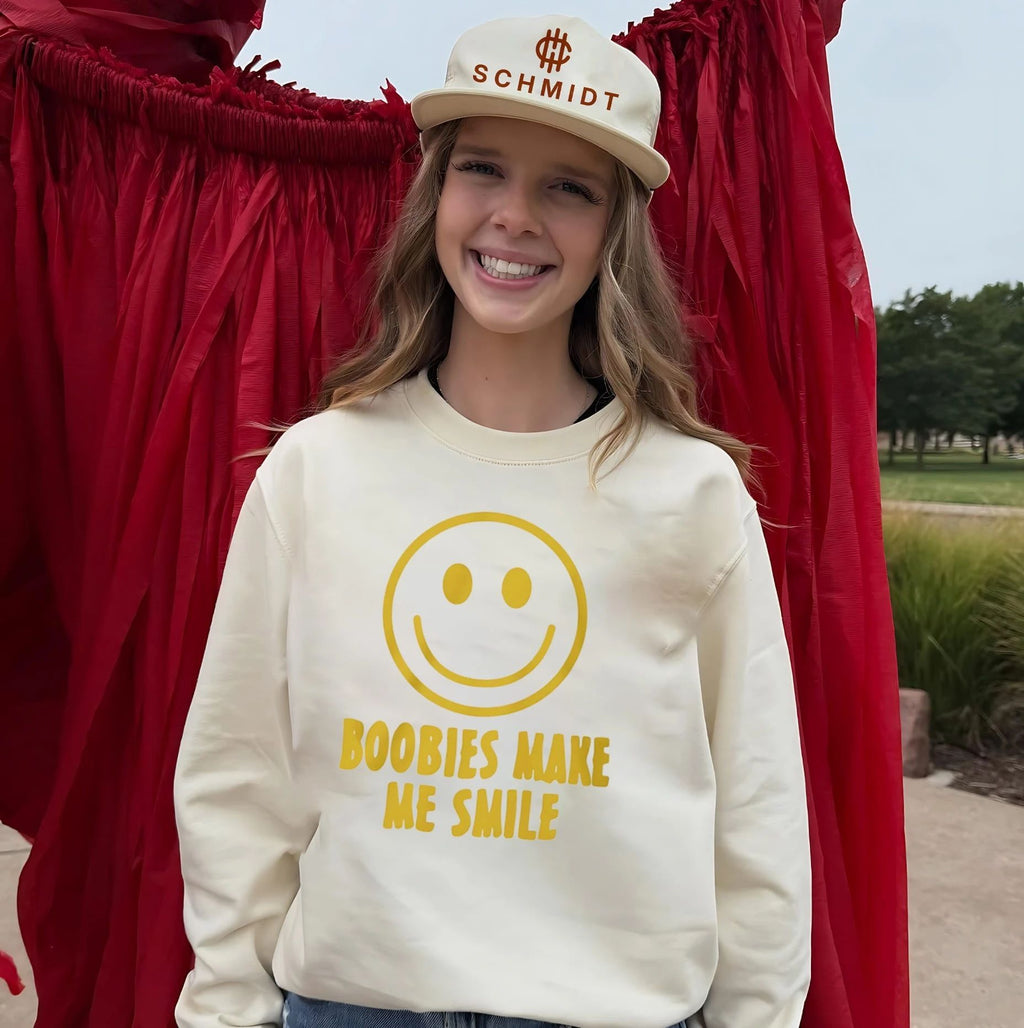 Boobies make me smile shirt