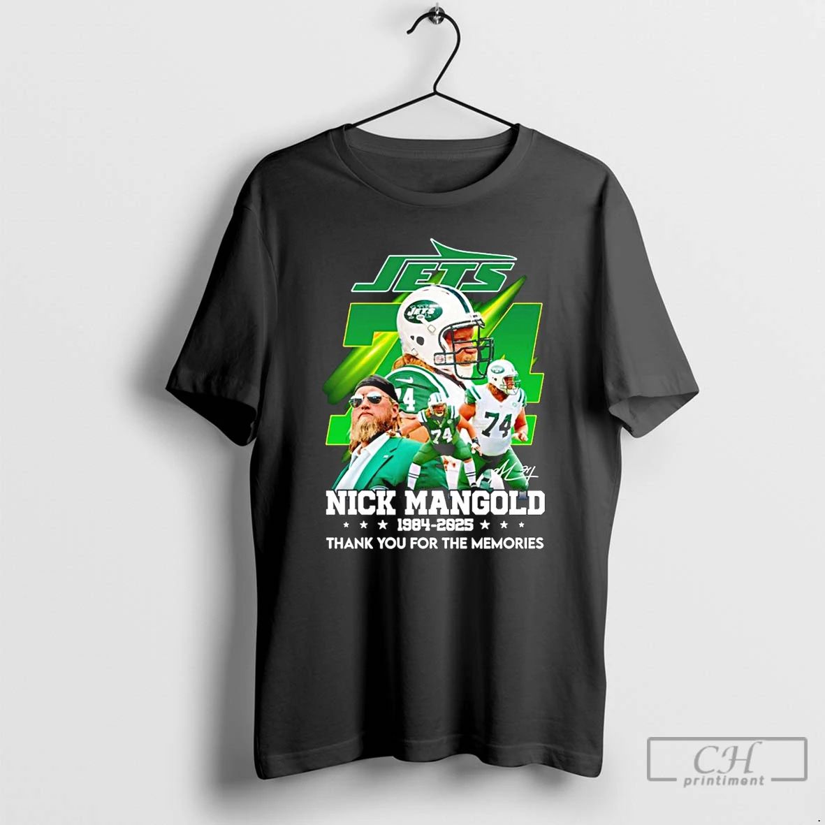 Classic Nick Mangold Jets 1984 2025 Thank You For The Memories T Shirts