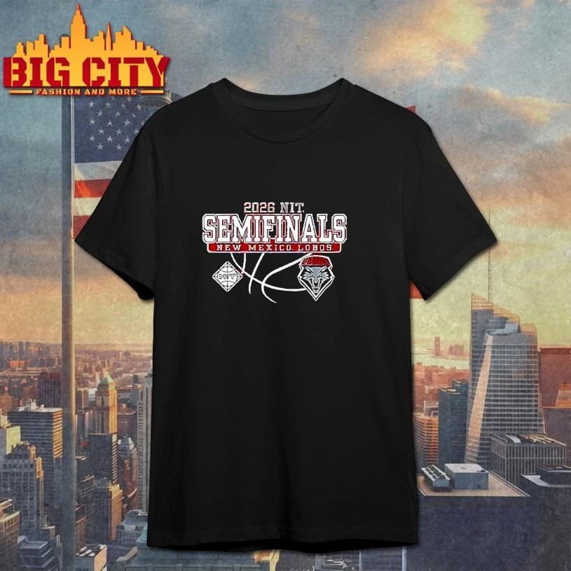 University of New Mexico Lobos Men’s Basketball 2026 NIT Semifinals shirt