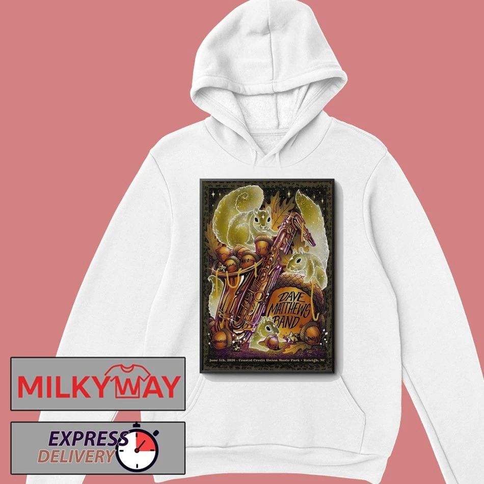 Dave Matthews Band June 5 2026 In Raleigh NC Poster shirt