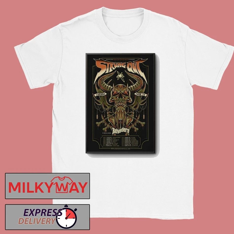 Strung Out Canada Tour 2026 Poster shirt