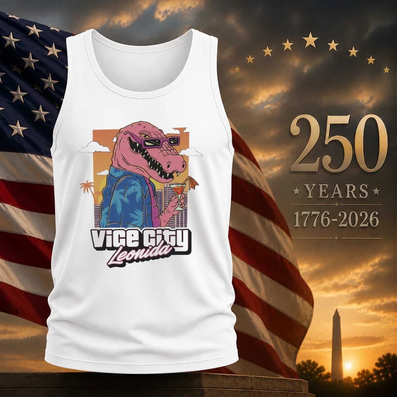 Vice City Leonida Graphic Shirt — Grand Theft Auto