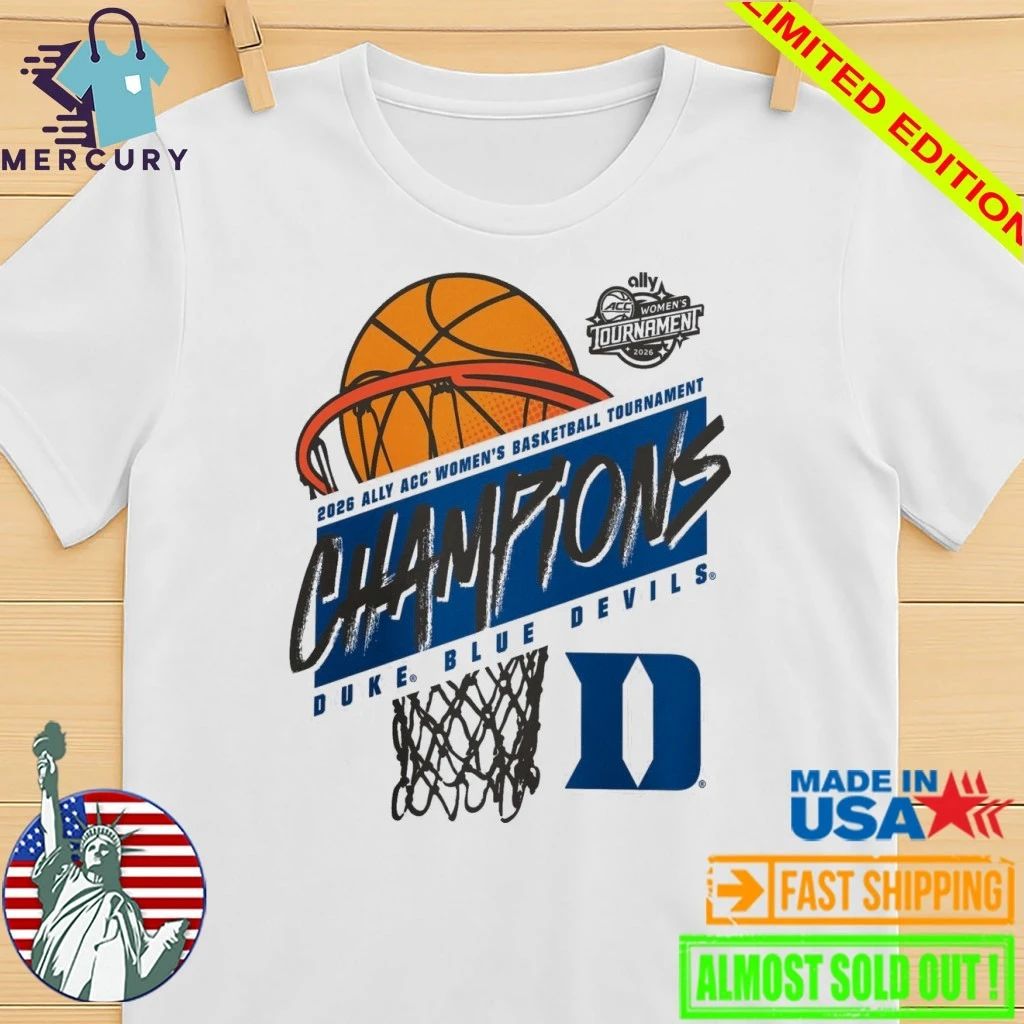 Duke 2026 ACC Women’s Basketball Tournament Champions Shirt