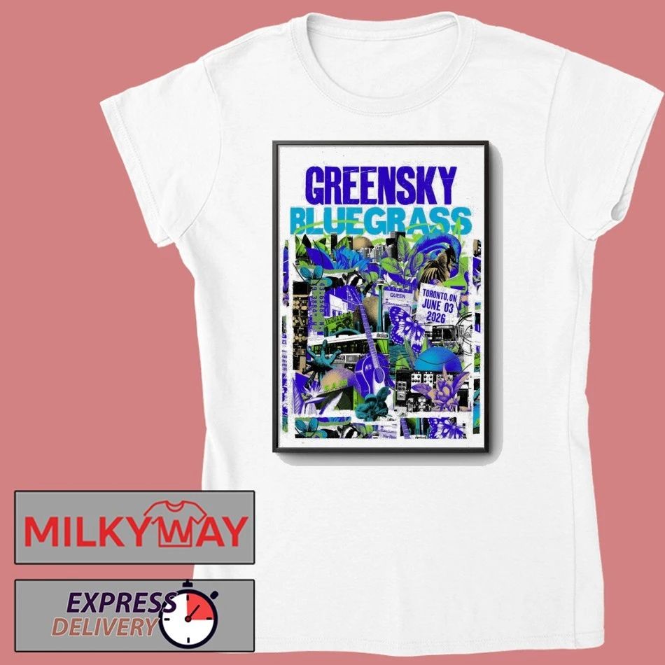Greensky Bluegrass In Toronto ON On Jun 3 2026 Poster shirt