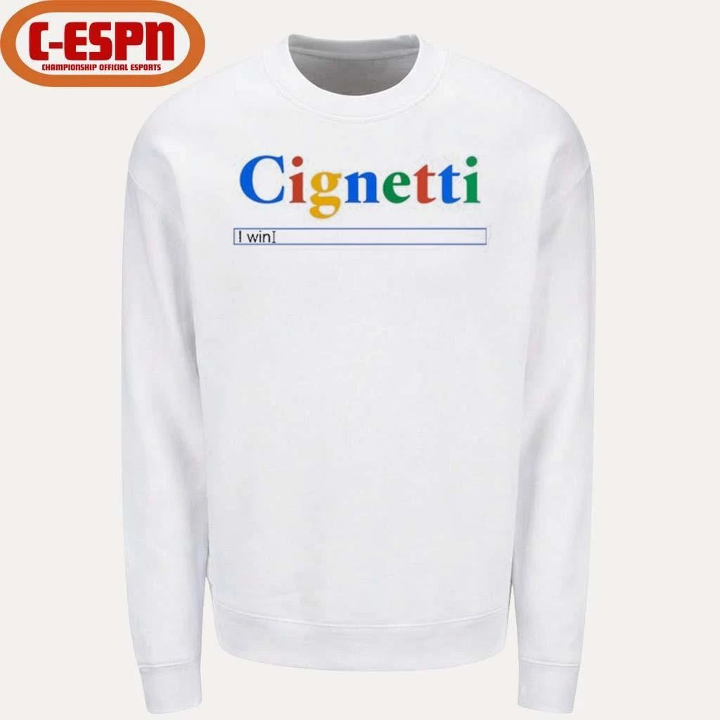 Google Curt Cignetti I Win National Champions Shirt