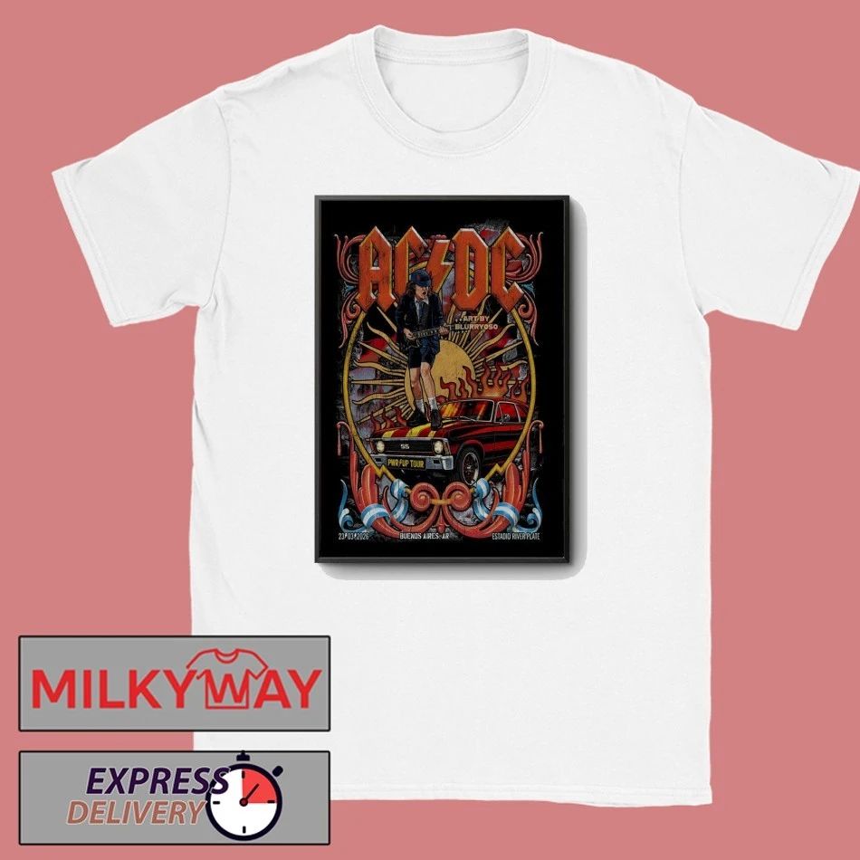 AC DC At Estadio River Plate On Mar 23 2026 Poster shirt