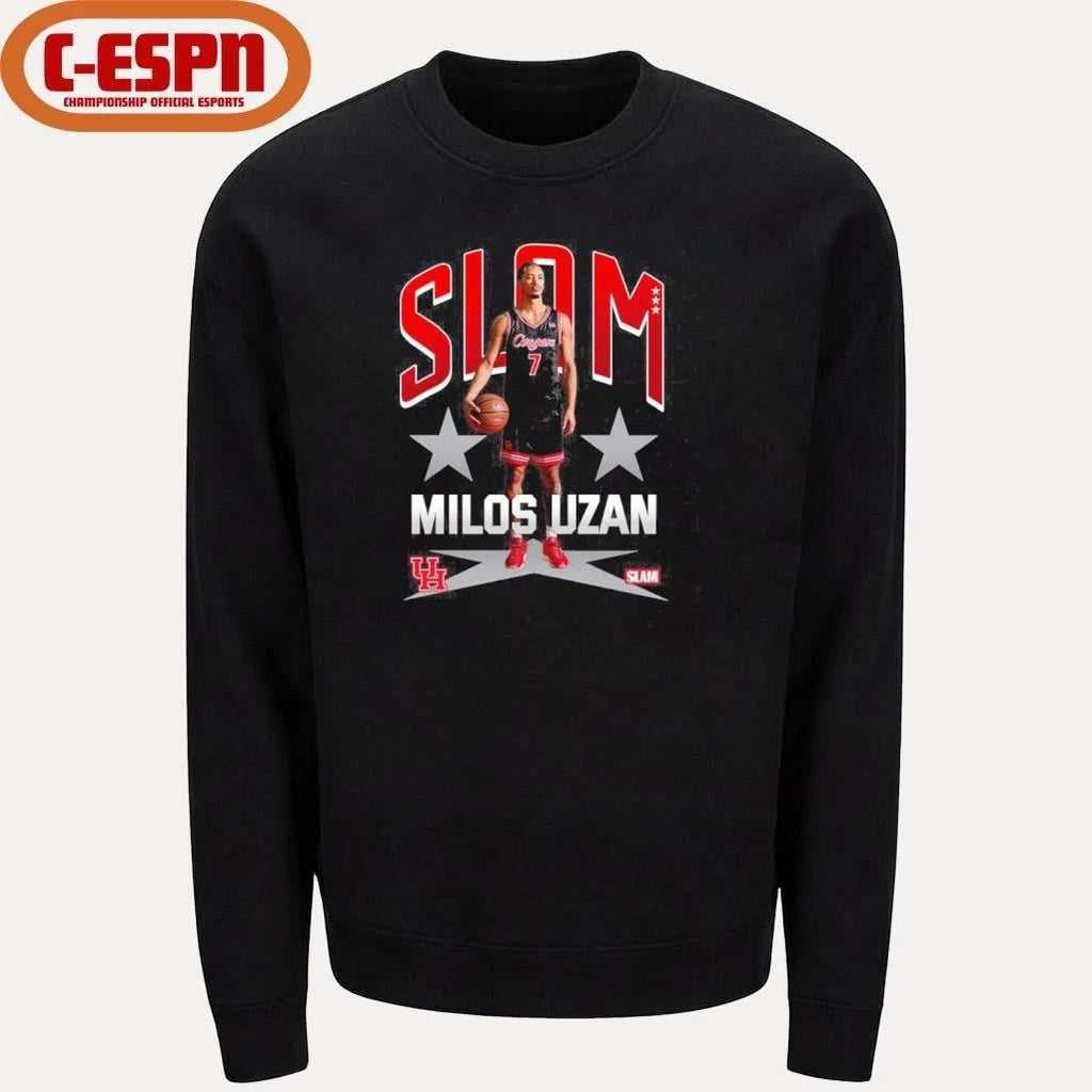 SLAM Houston Men’s Basketball Milos Uzan Remix Shirt