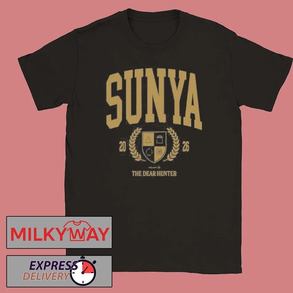 The Dear Hunter Sunya Collegiate Faded Black shirt