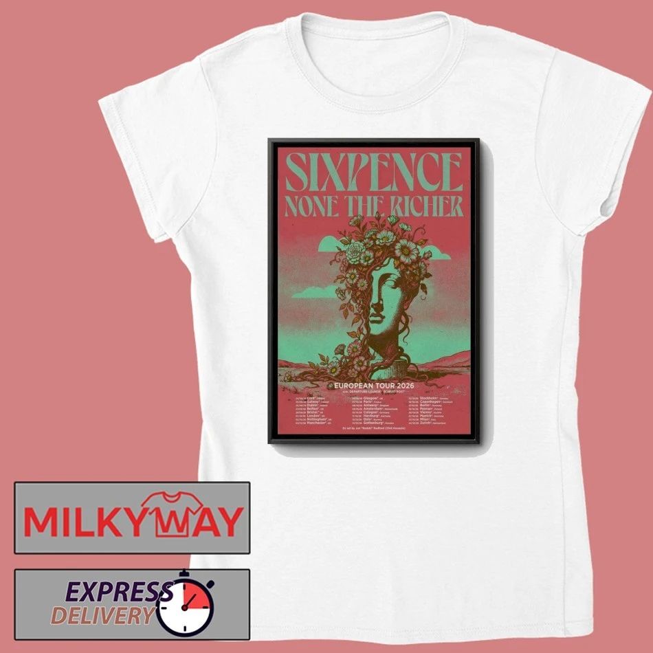 Sixpence None The Richer European Tour 26 Poster shirt