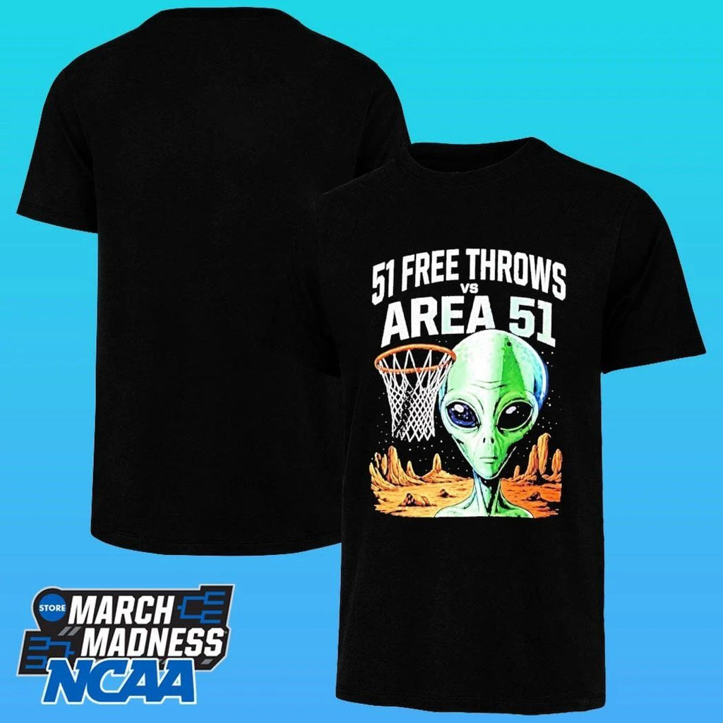 Victor Wembanyama San Antonio Spurs Alien 51 Free Throws Vs Area 51 Shirt