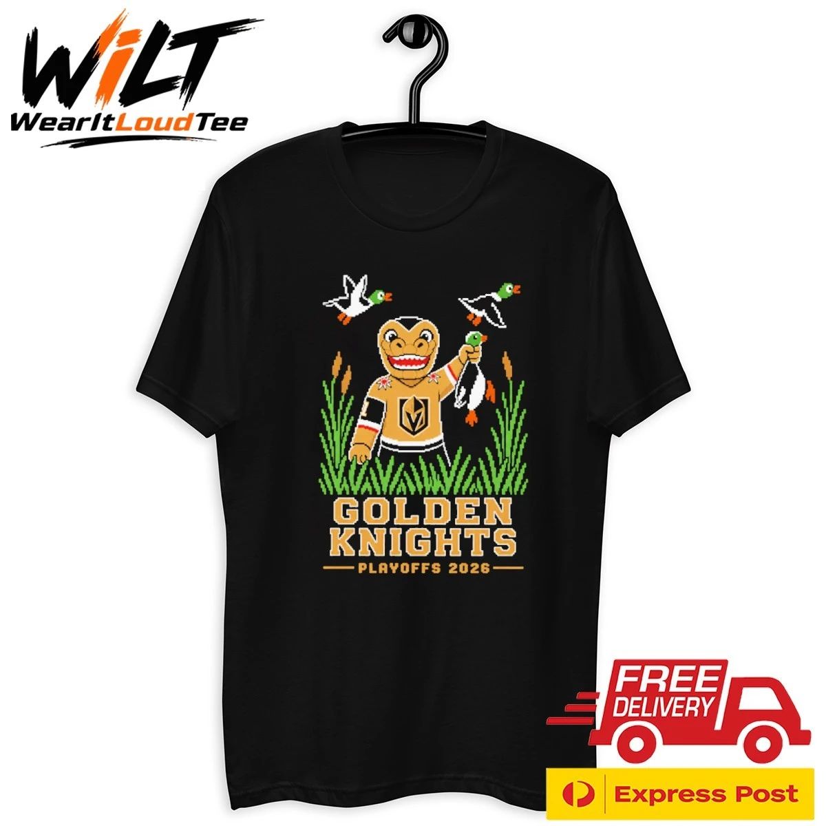 Vegas Golden Knights Playoffs 2026 Mascot Shirt