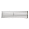 Omeara Axis – White Horizontal Radiator H348mm x W1400mm Double Panel