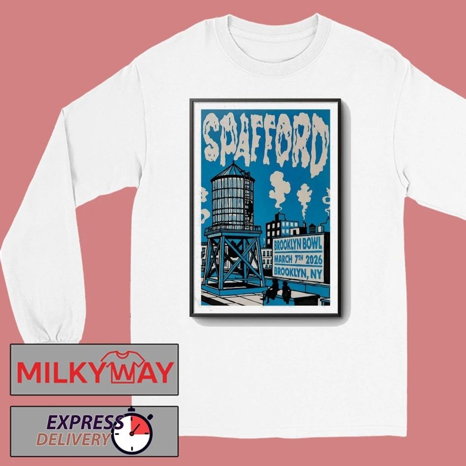 Spafford Brooklyn NY On March 7 2026 Poster shirt