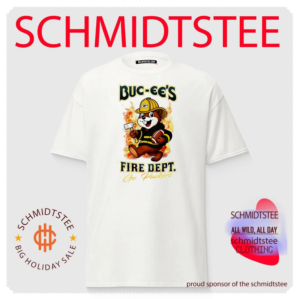 Green Bay Packers Buc-Ee’s Fire Dept go Bears Firefighter Strong shirt