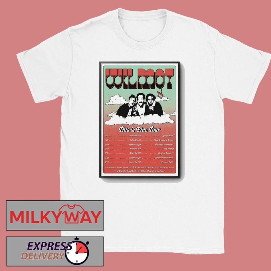 Wilmot 2026 This Is Fine Tour Poster shirt