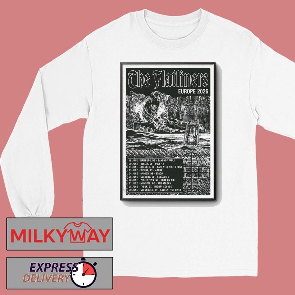 The Flatliners EU 2026 Shows Poster shirt