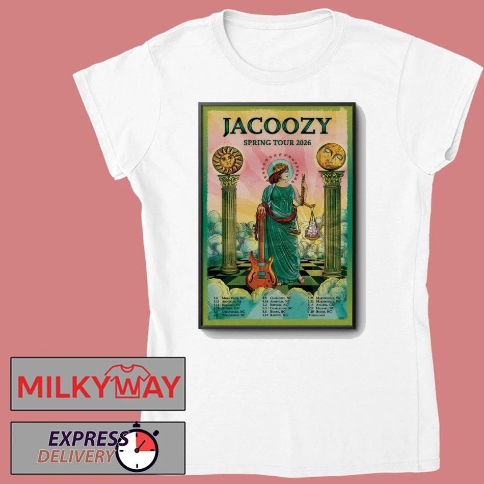 Poster Jacoozy Spring 2026 Tour shirt