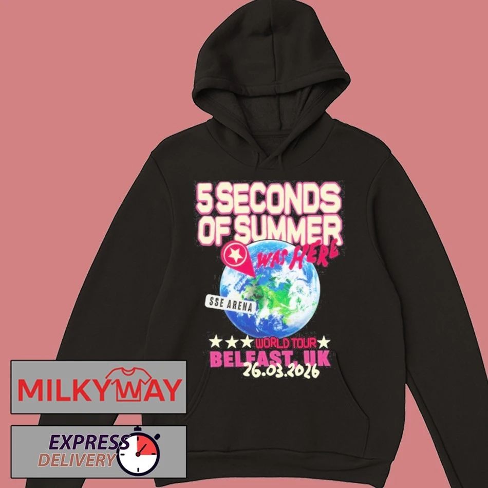 5SOS World Tour SSE Arena Belfast 26.03.2026 shirt