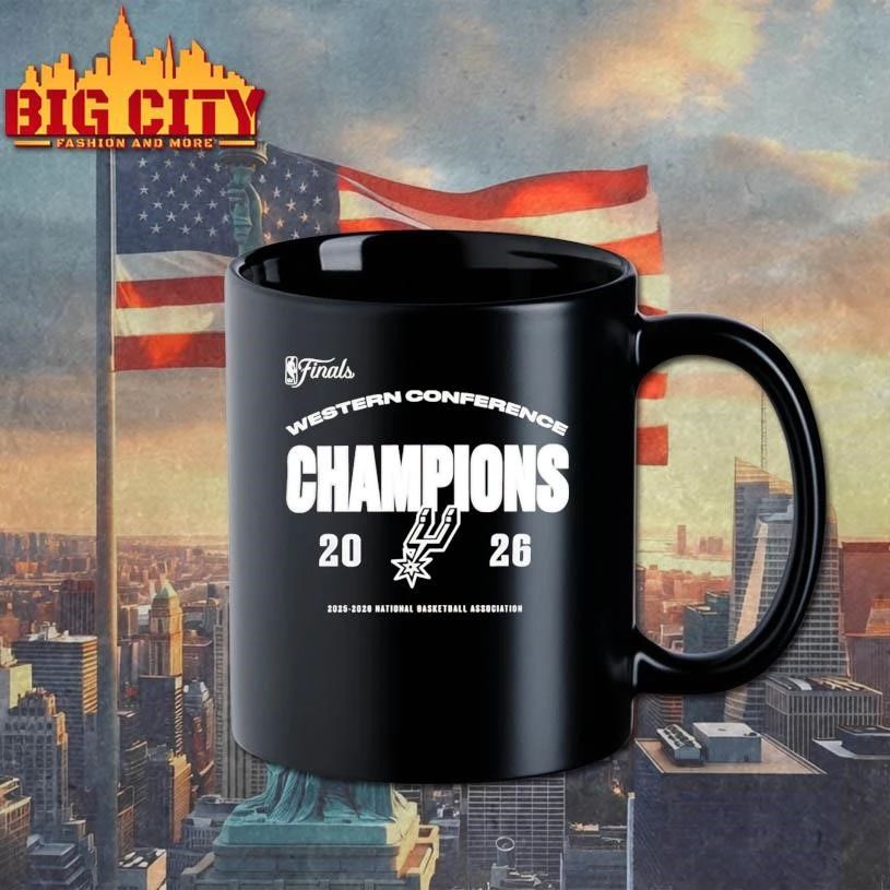 San Antonio Spurs Western Conference Champions 2026 logo Shirt