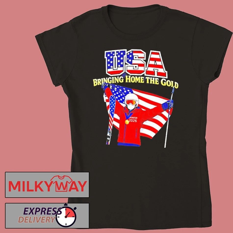 Usa Winter Bringing Home The Gold Shirt