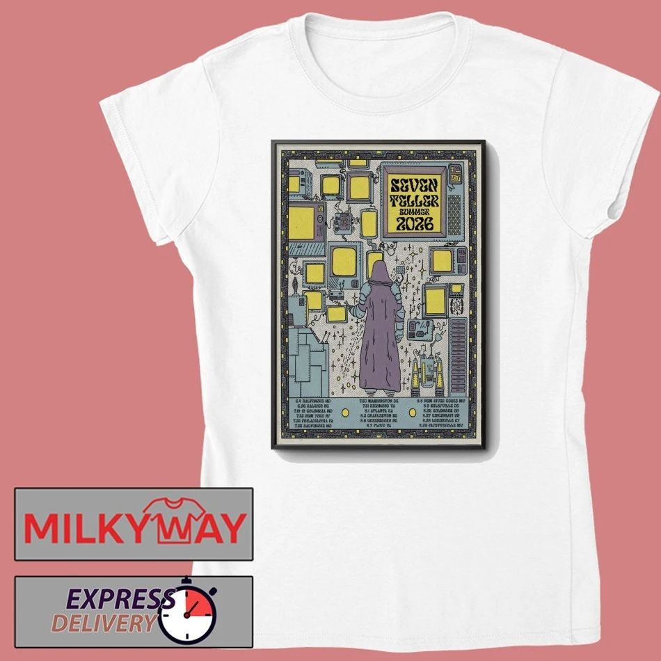 Seven Teller Tour 2026 Poster shirt