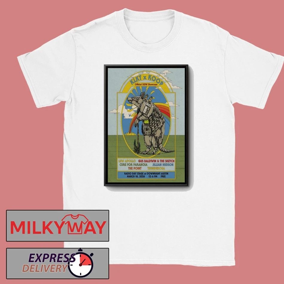 KLKT x KOOP Downright Austin Hotel in Austin TX Mar 18 2026 Poster shirt