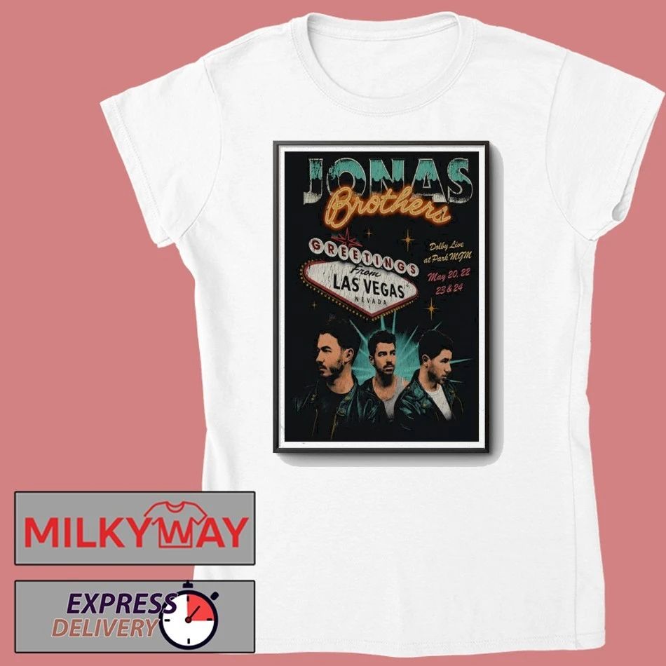 TOUR May 22 2026 Jonas Brothers Las Vegas Concert Poster shirt