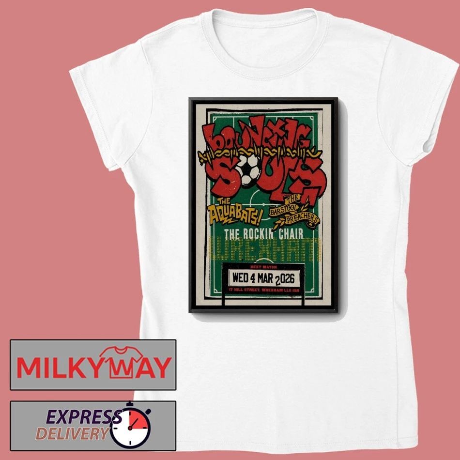 The Bouncing Souls Mar 4 2026 In Wrexham UK Poster shirt