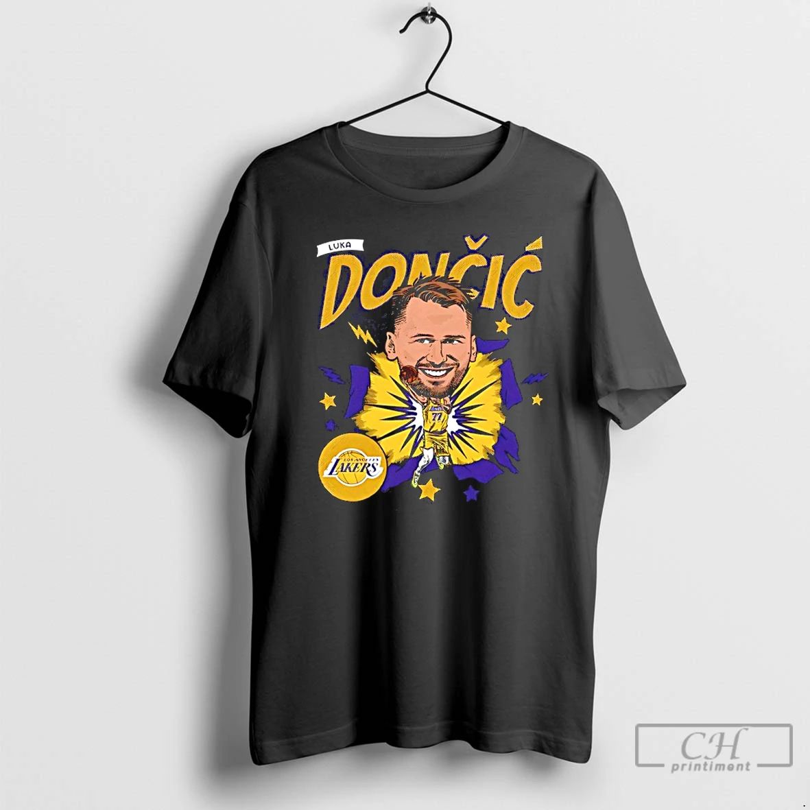 Classic Luka Doncic Los Angeles Lakers Nba Player Caricature Comic T Shirts