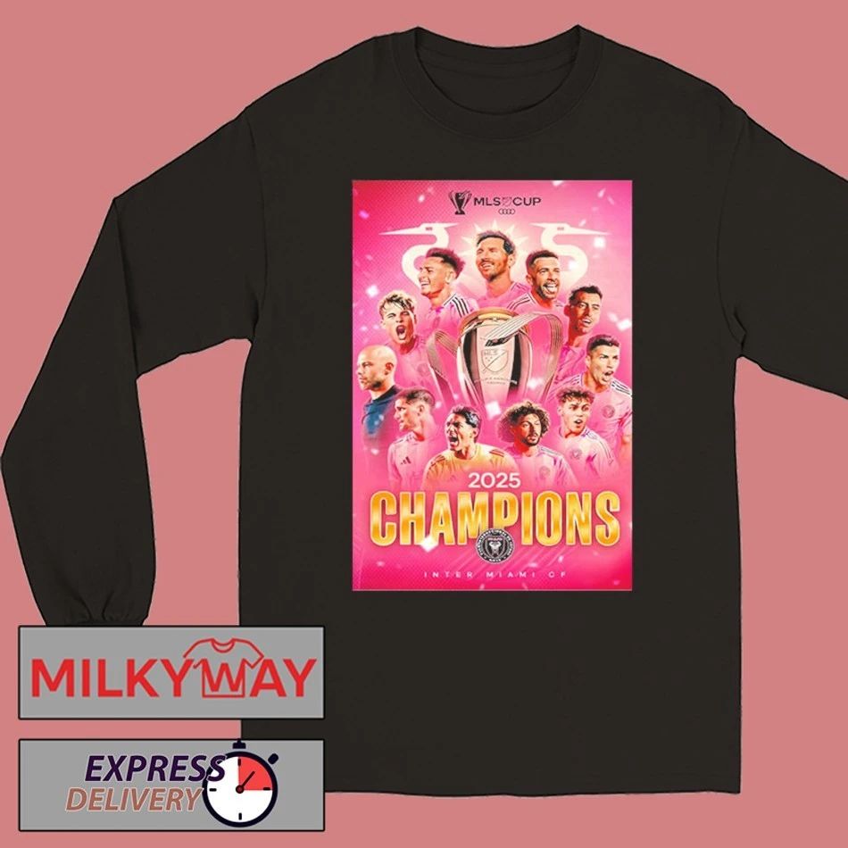 Celebrates Inter Miami Champions MLS Cup 2026 At The White House shirt