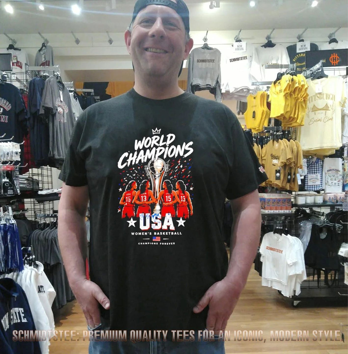 Team USA 2026 FIBA Women’s Basketball World Champions Forever trophy shirt