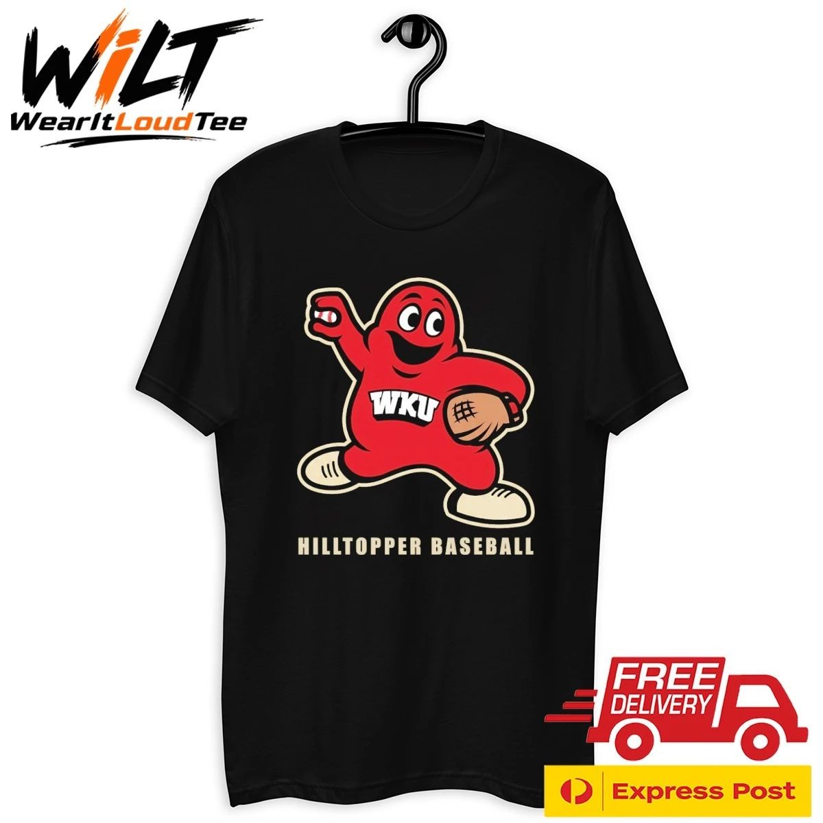 WKU Western Kentucky Hilltoppers Baseball Shirt