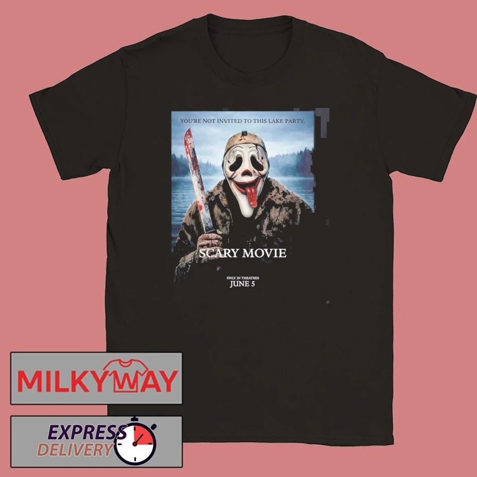 Scary Movie 6 Funny Michael Myers You’re Not Invited To This Lake Party Variant T-Shirt