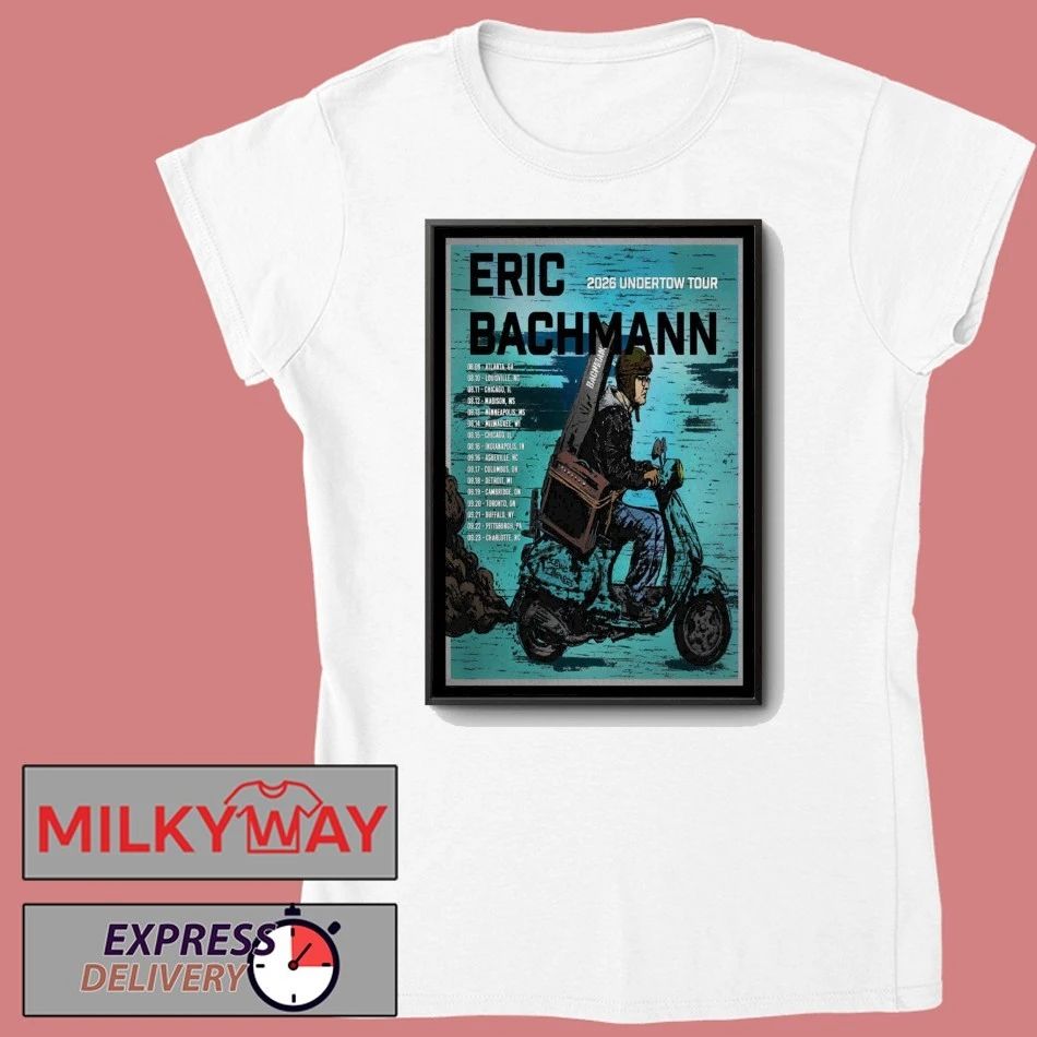 Eric Bachmann Undertow Tour 2026 Poster shirt