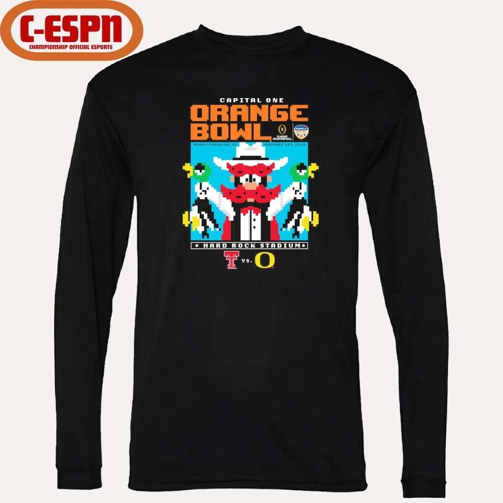 Texas Tech Duck Hunt 2025 Orange Bowl Shirt