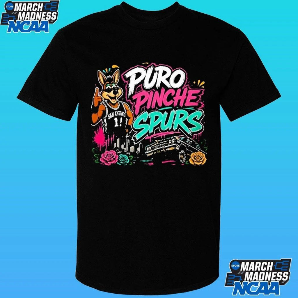 Coyote Puro Pinche Spurs San Antonio Spurs Basketball Nba 2026 Shirt
