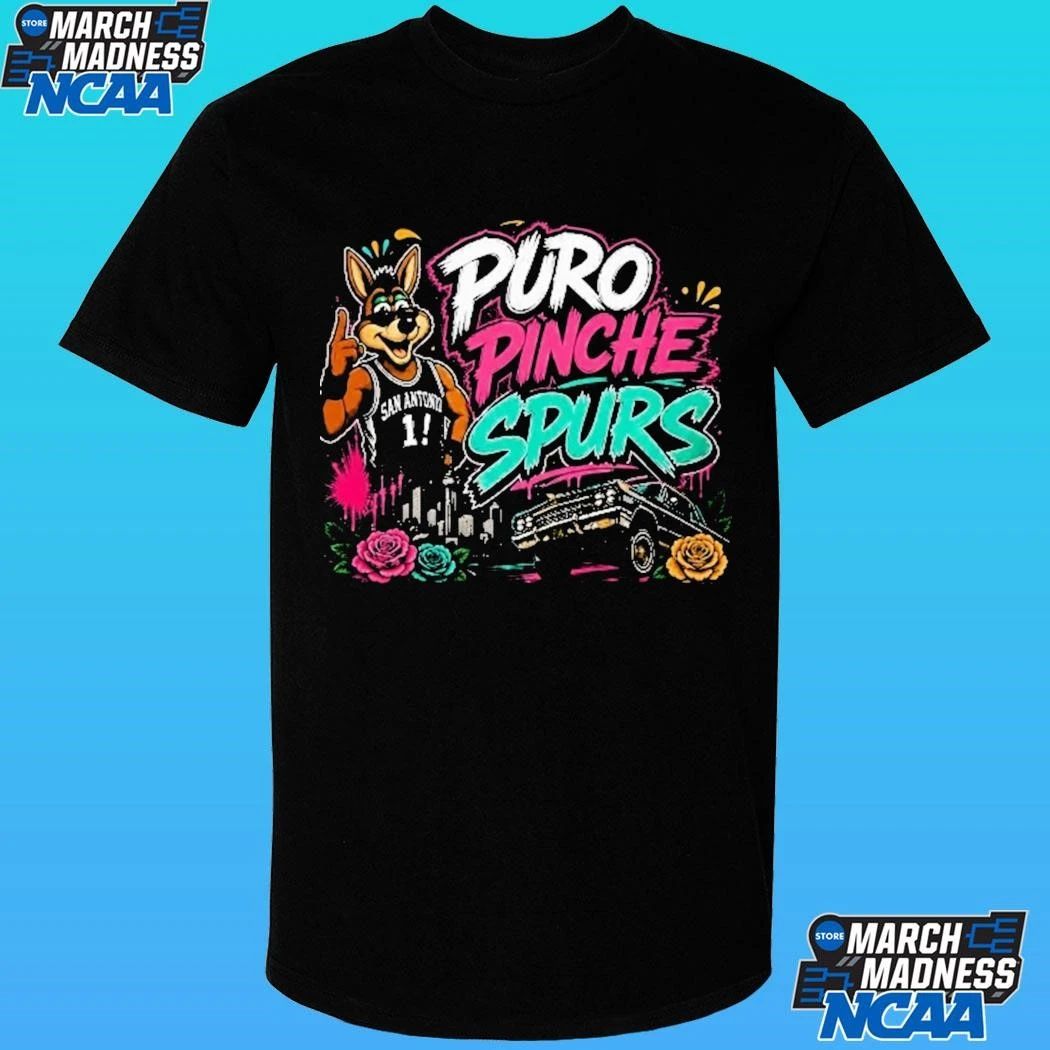 Coyote Puro Pinche Spurs San Antonio Spurs Basketball Nba 2026 Shirt