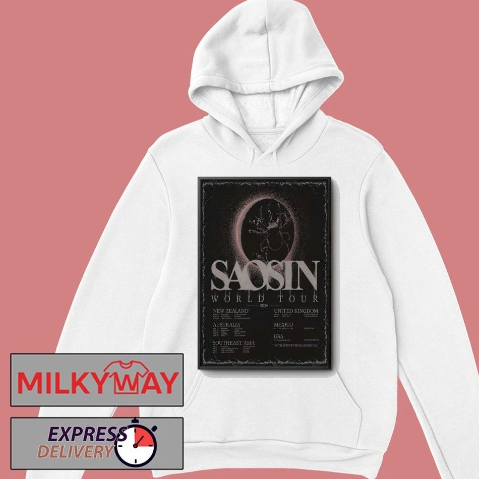 Poster Saosin World Tour 2026 Shirt