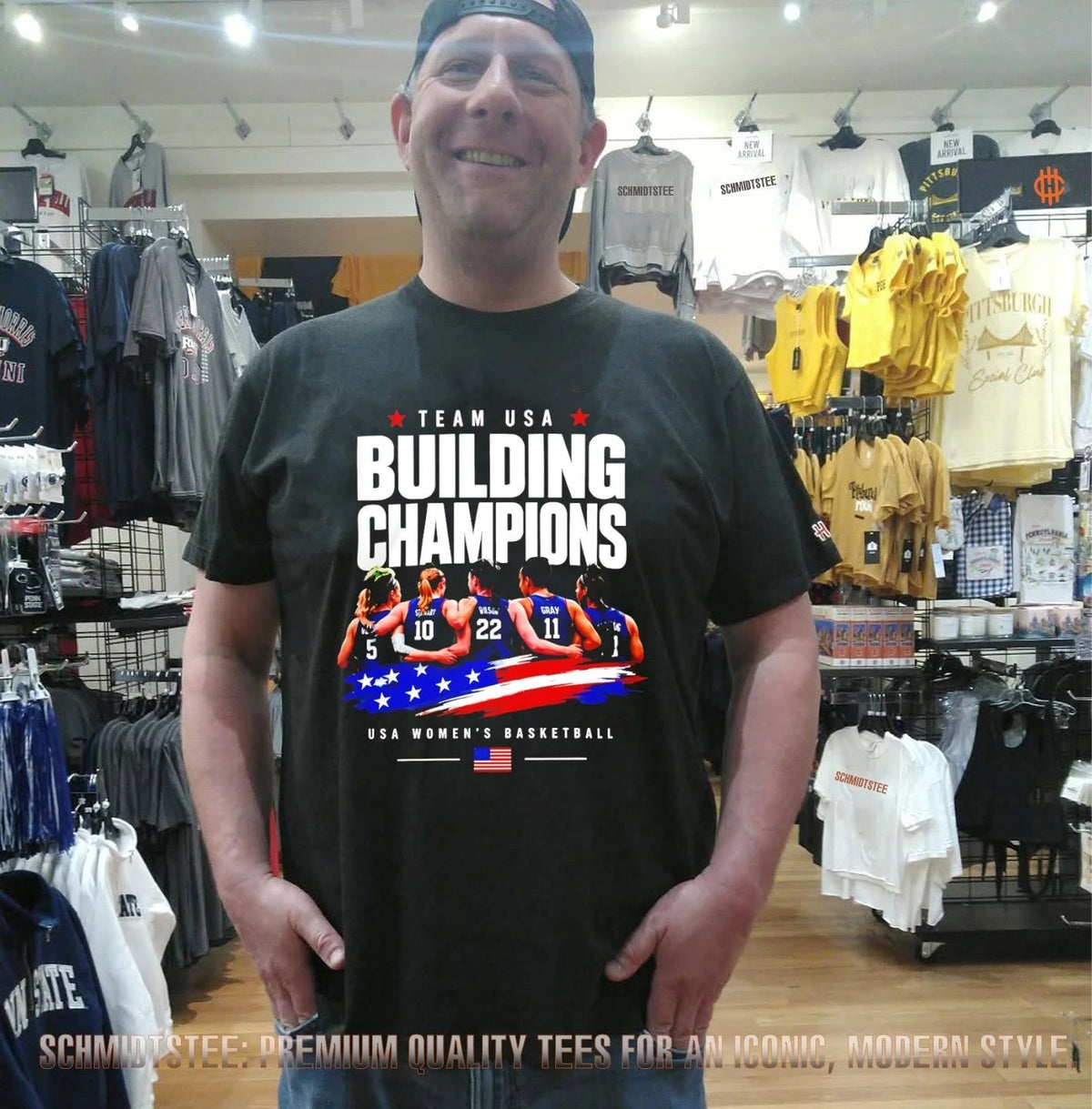 USA Women’s Basketball FIBA World Cup Team USA Building Champions shirt