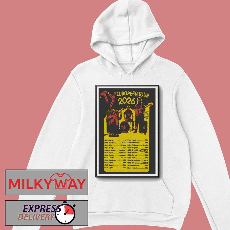 TY Band EU Tour 2026 Poster shirt