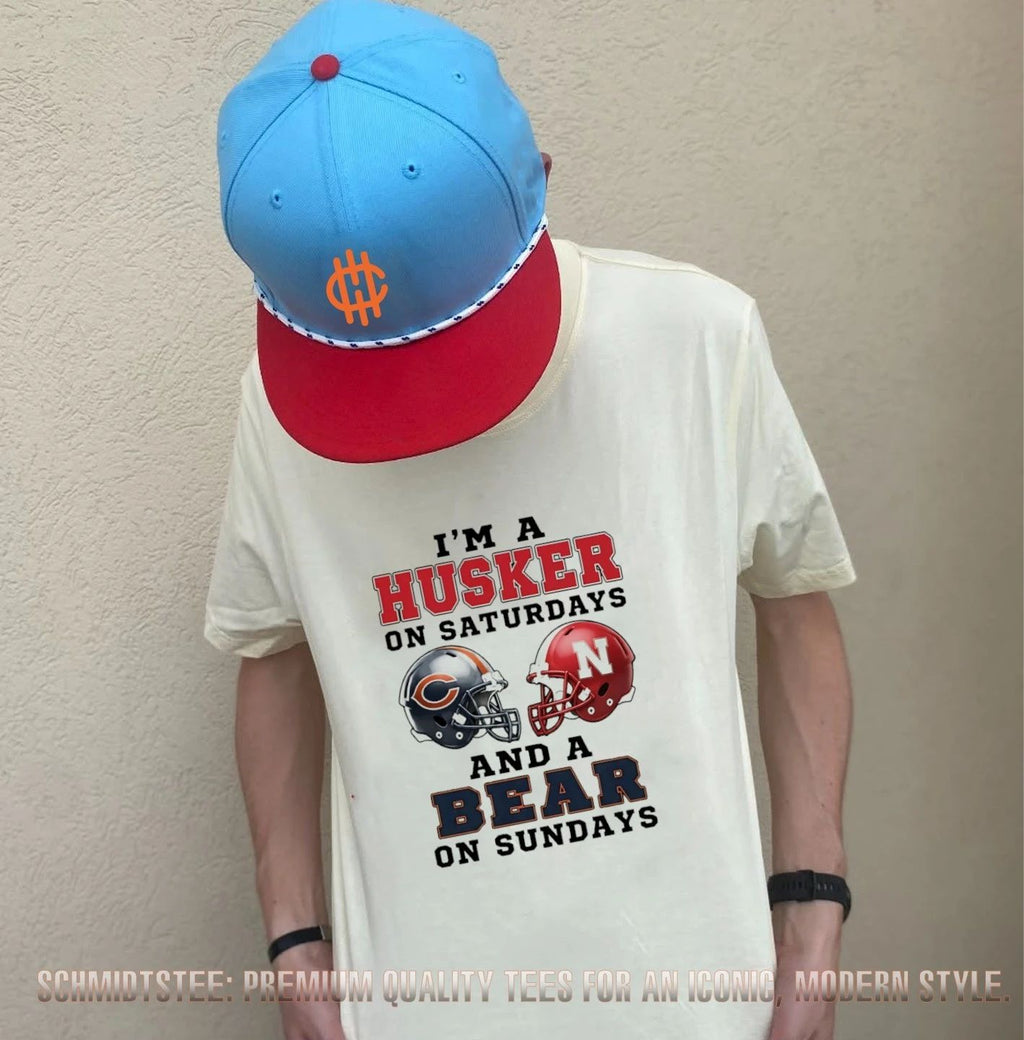 I’m a Husker on Saturdays and a Bear on Sundays shirt
