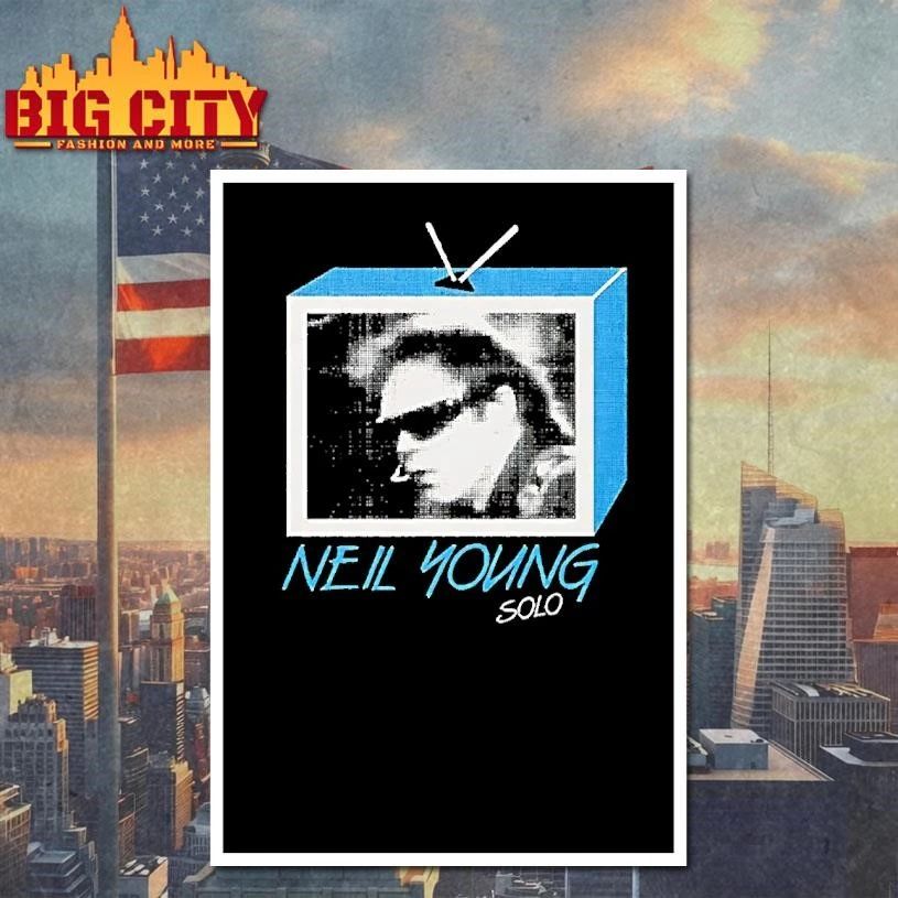 Neil Young Solo Trans Tv Vintage Shirt