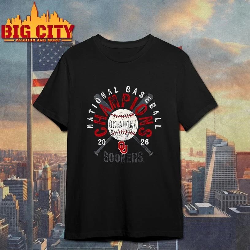Oklahoma Sooners NCAA Baseball National Champions 2026 shirt